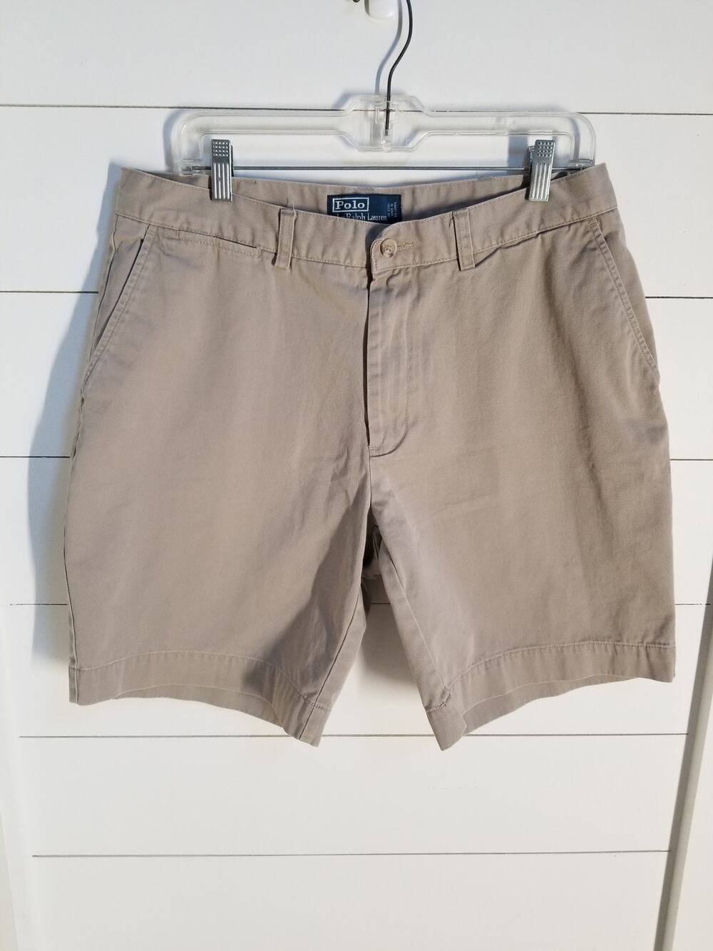 Polo Ralph Lauren Prospect Shorts Men’s Size 34 Khaki Cotton Classic Chino Golf